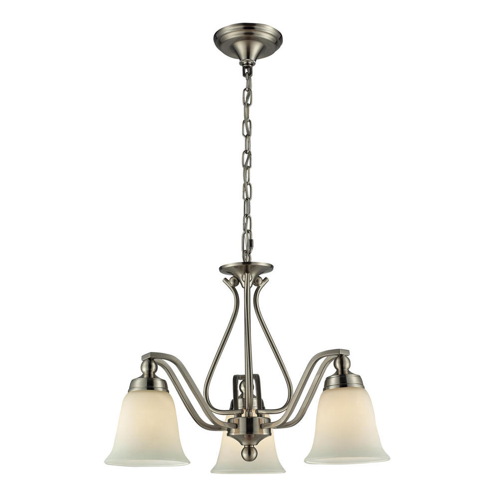 Sullivan 3-Light Chandelier in Brushed Nickel