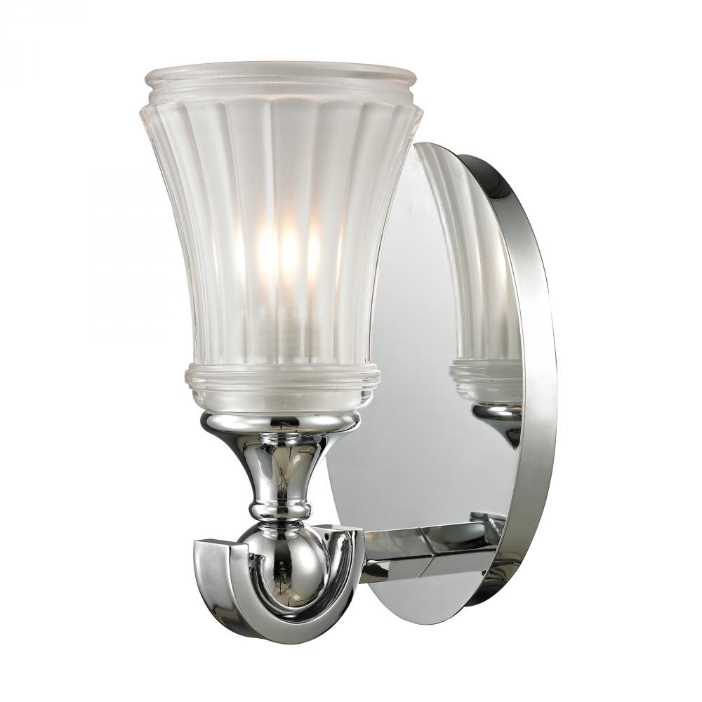 Jayden Collection 1 light bath in Polished Chrome