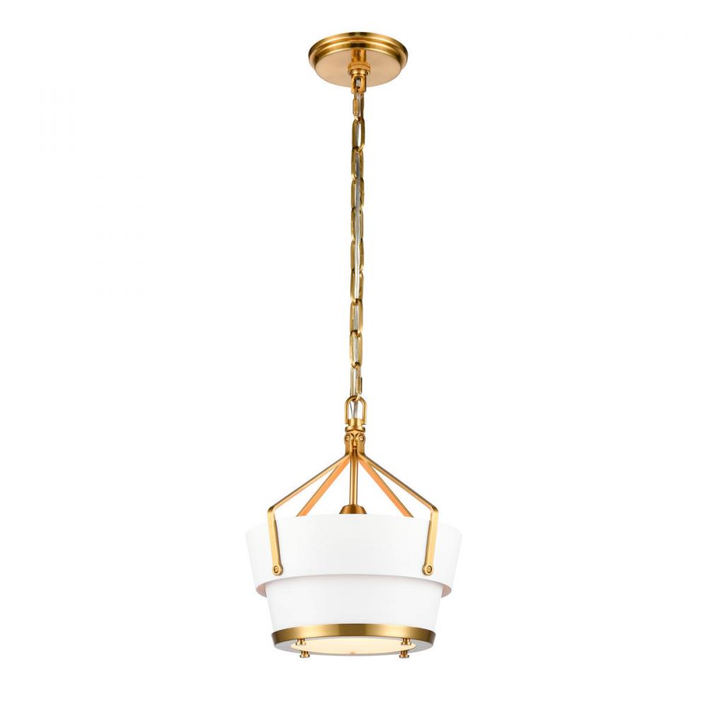 Marin 10.5'' Wide 1-Light Pendant - Satin Brass