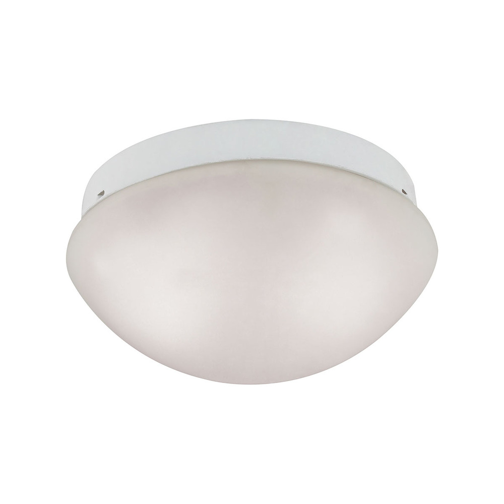 Thomas - Mushroom 10'' Wide 2-Light Flush Mount - White