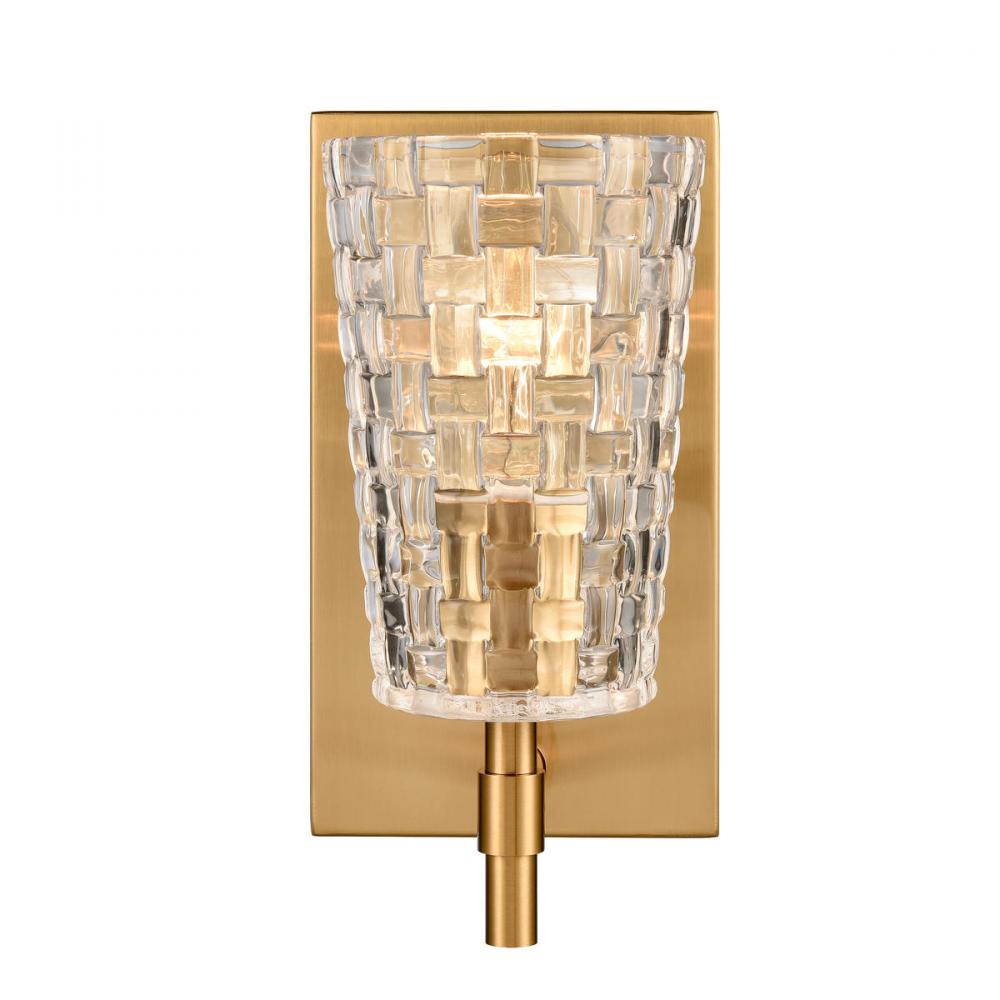 Lightweave 4.75'' Wide 1-Light Vanity Light - Satin Brass