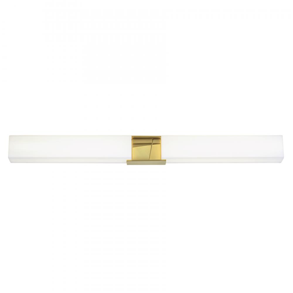 Artemis 36'' Wide Integrated LED Vanity Light - Satin Brass