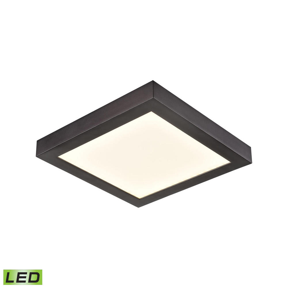 Thomas - Titan 6'' Wide Integrated LED Square Flush Mount - Oil Rubbed Bronze