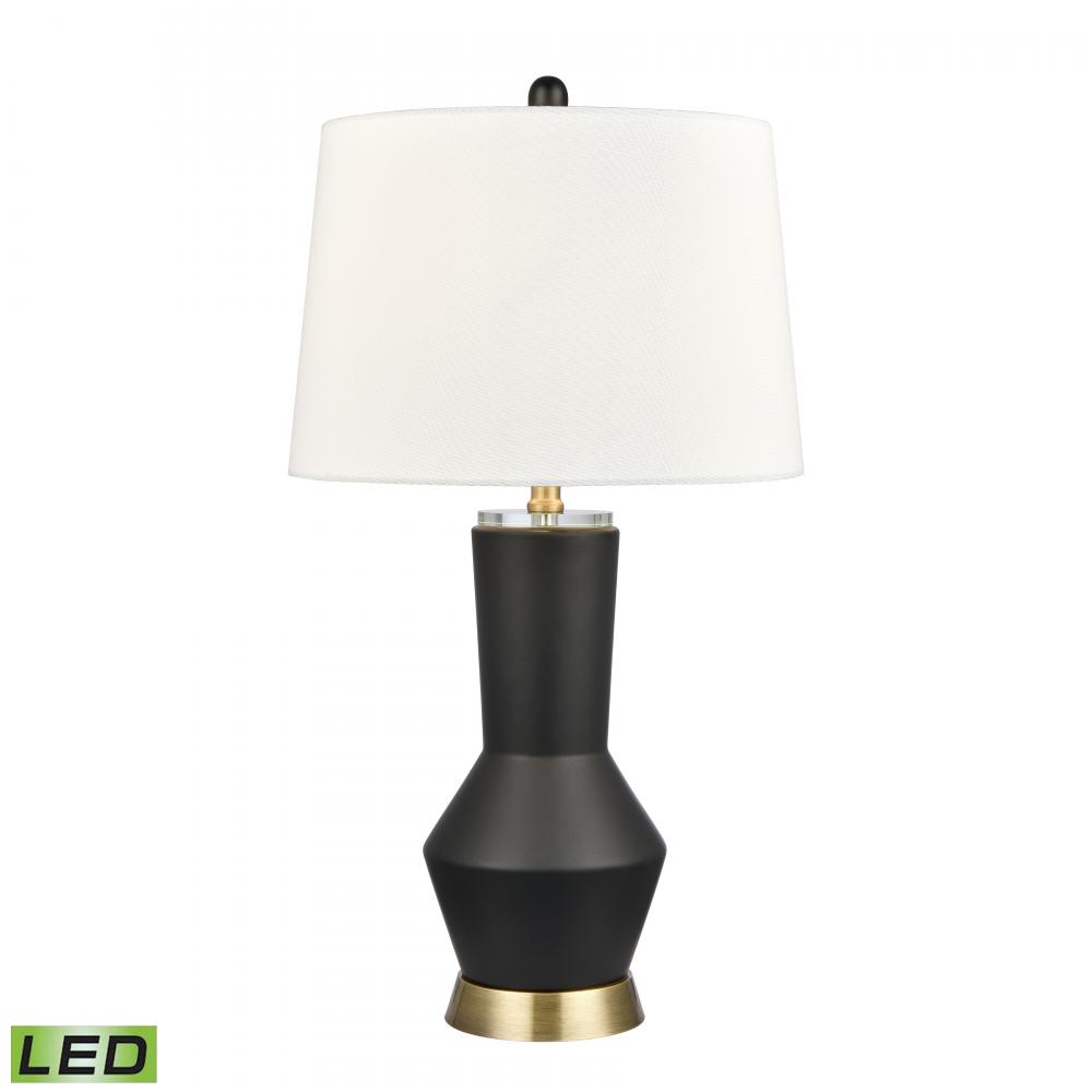 Stanwell 27'' High 1-Light Table Lamp - Matte Black - Includes LED Bulb