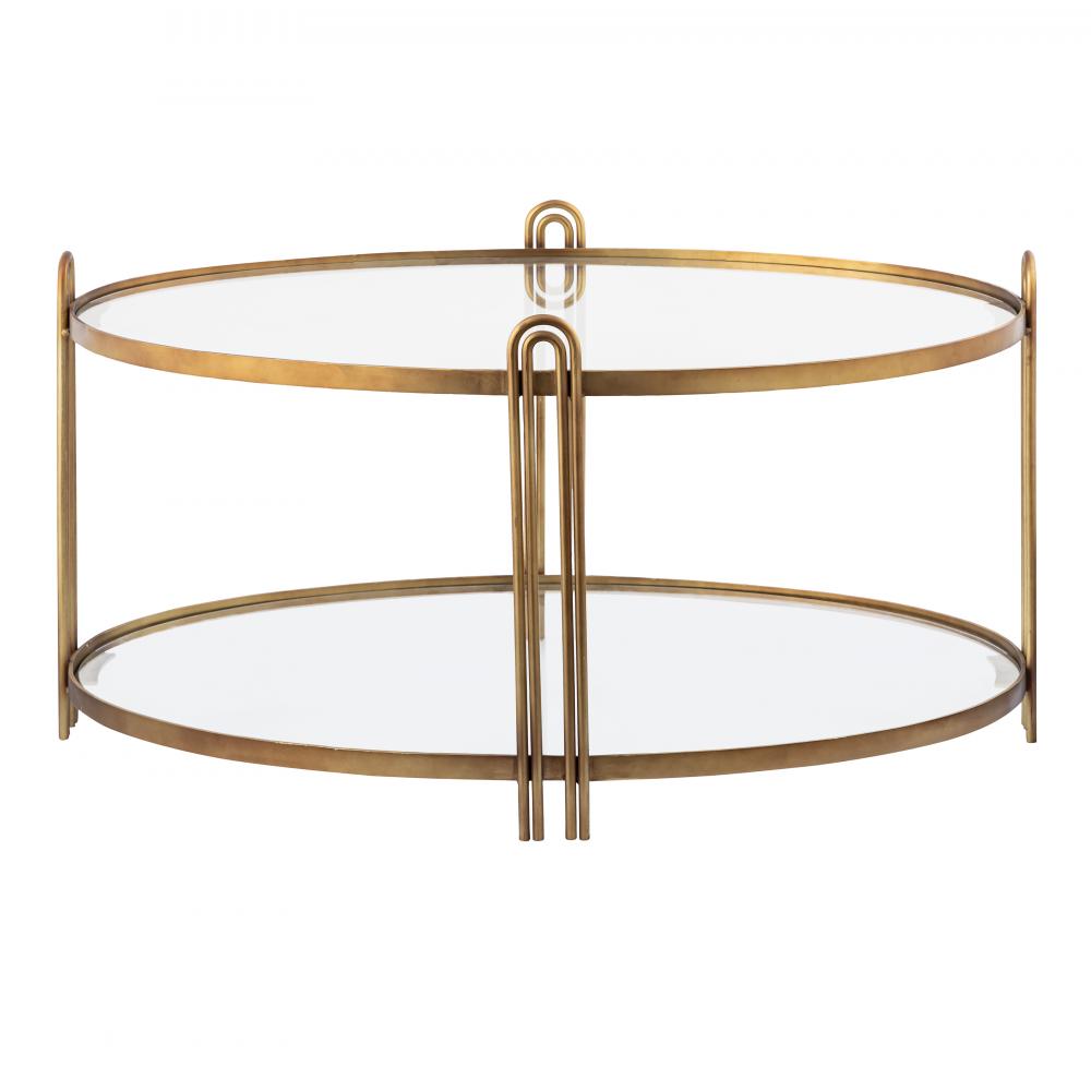 Arch Coffee Table - Gold