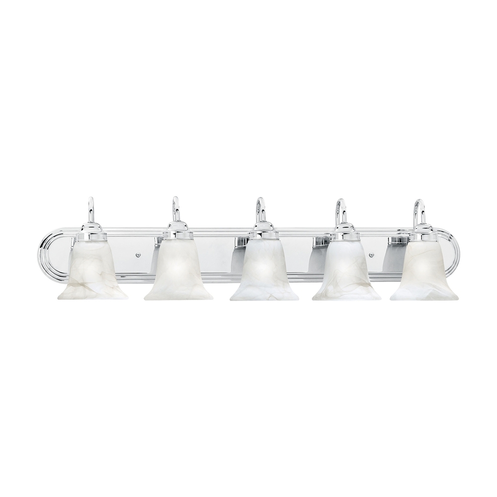 Thomas - Homestead 36'' Wide 5-Light Vanity Light - Chrome