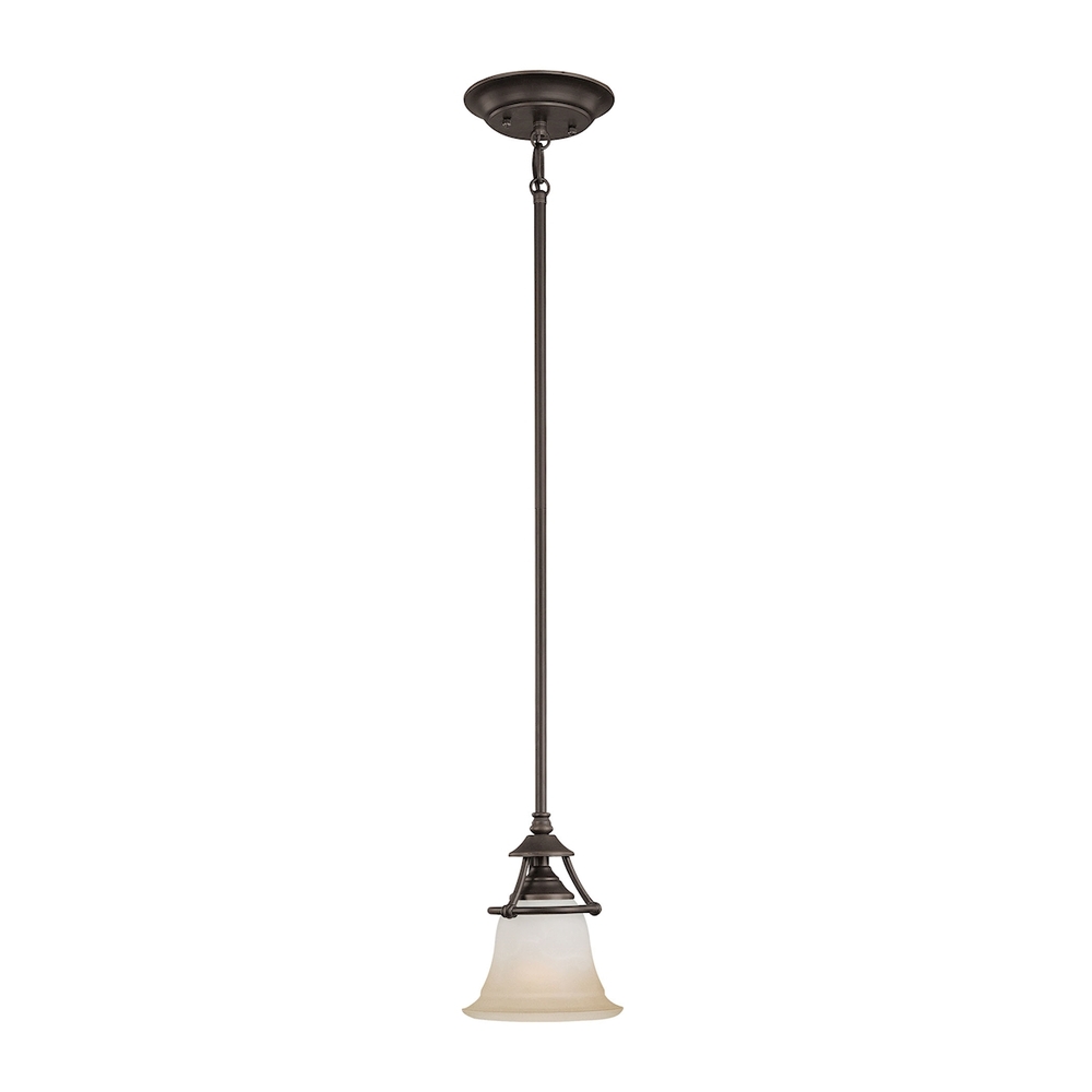 Thomas - Harmony 7'' Wide 1-Light Mini Pendant - Aged Bronze