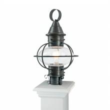 ELK Home 1711-GM-CL - American Onion 19'' High 1-Light Outdoor Post Light - Gun Metal