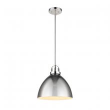 ELK Home 89660/1 - Somerville 12'' Wide 1-Light Pendant - Polished Nickel