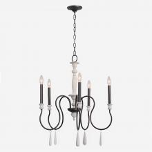 ELK Home 90201/5 - Brownell 24.5'' Wide 5-Light Chandelier - Anvil Iron