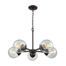 ELK Home CN129521 - Thomas - Beckett 26'' Wide 5-Light Chandelier - Oil Rubbed Bronze