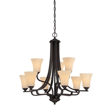 ELK Home TK0021704 - Thomas - Treme 34'' Wide 9-Light Chandelier - Espresso